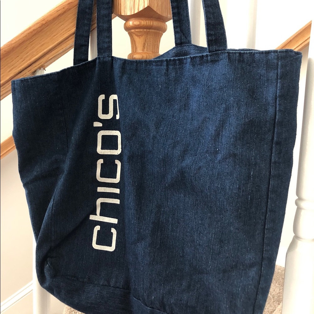 Chico’s Lined Denim Tote